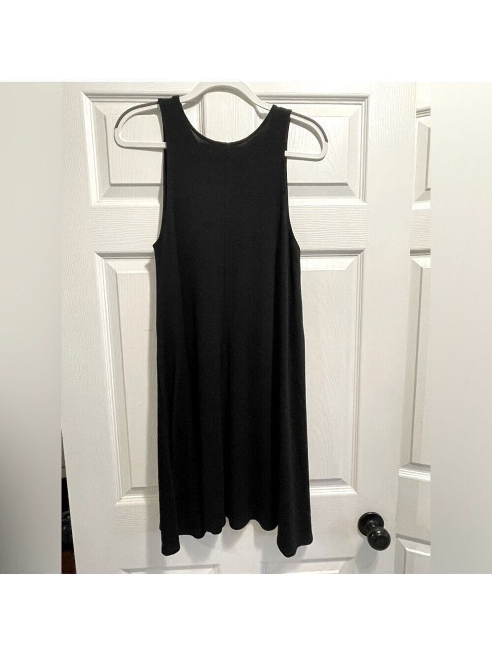 Wilfred Free Aritzia black swing dress sleeveless tank dress Medium